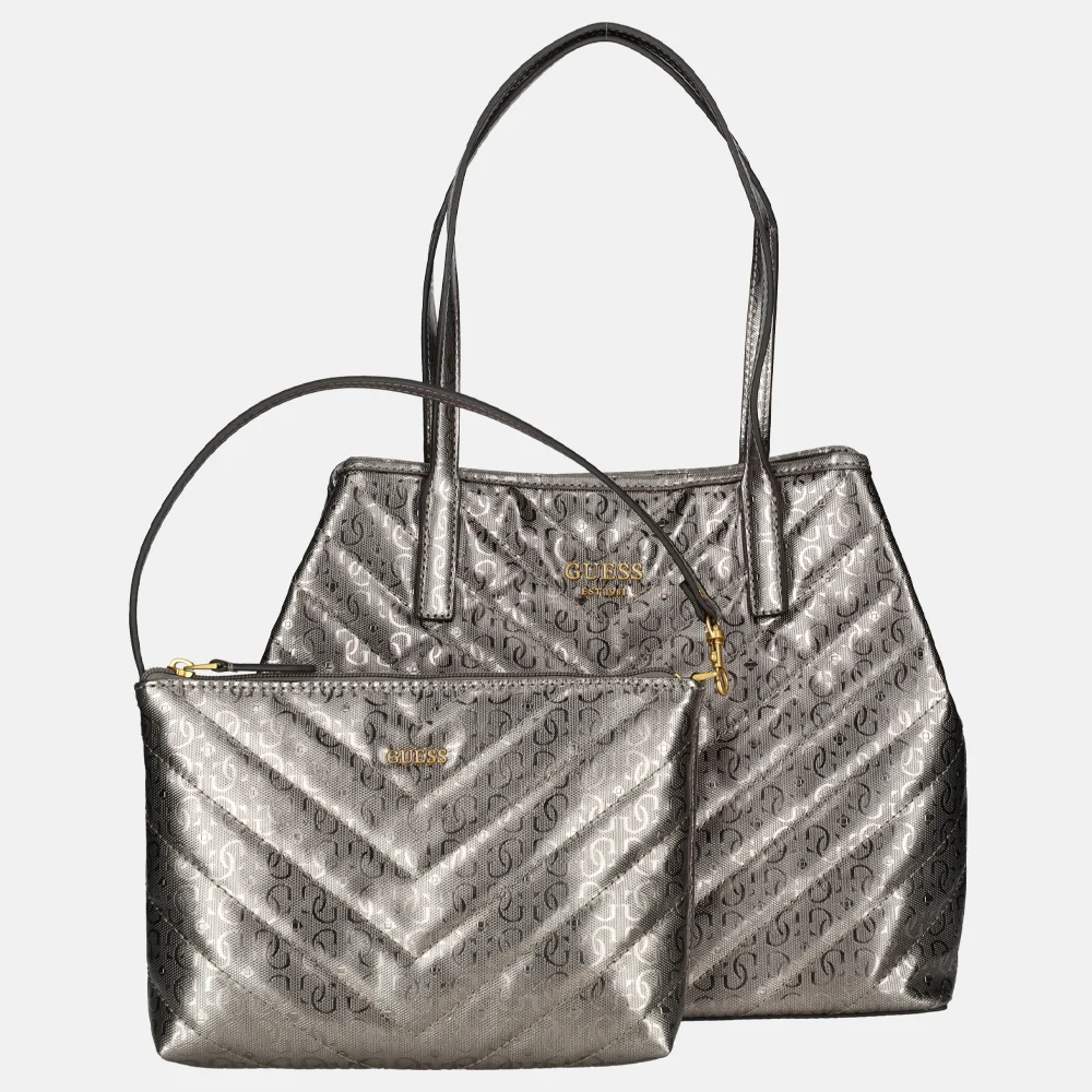 Guess pewter outlet handbag